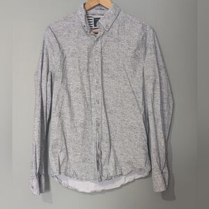 Denim & Flower Ricky Singh Slim Fit Men's Long Sleeve Button-up Shirt